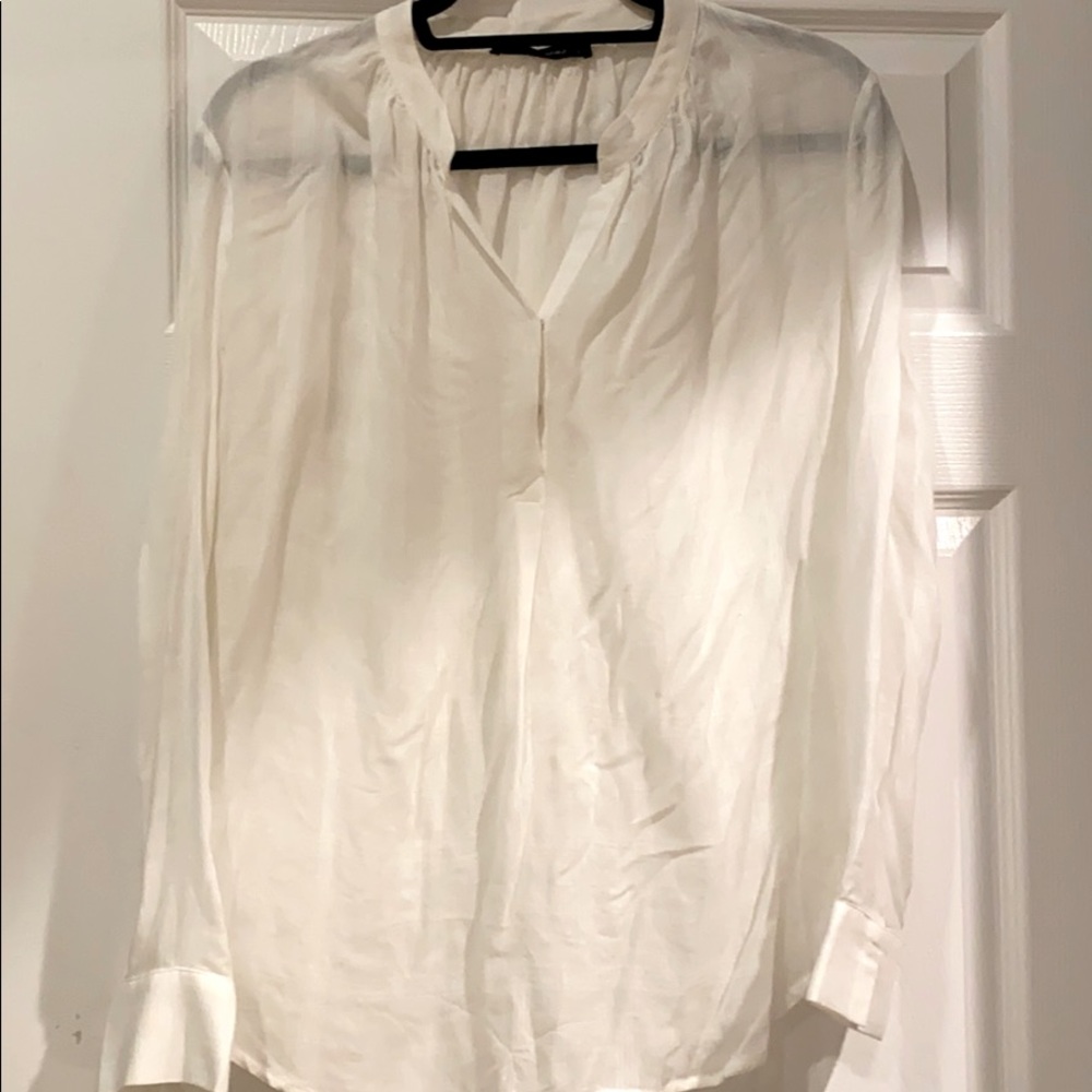 Brand new light weight white linen tunic